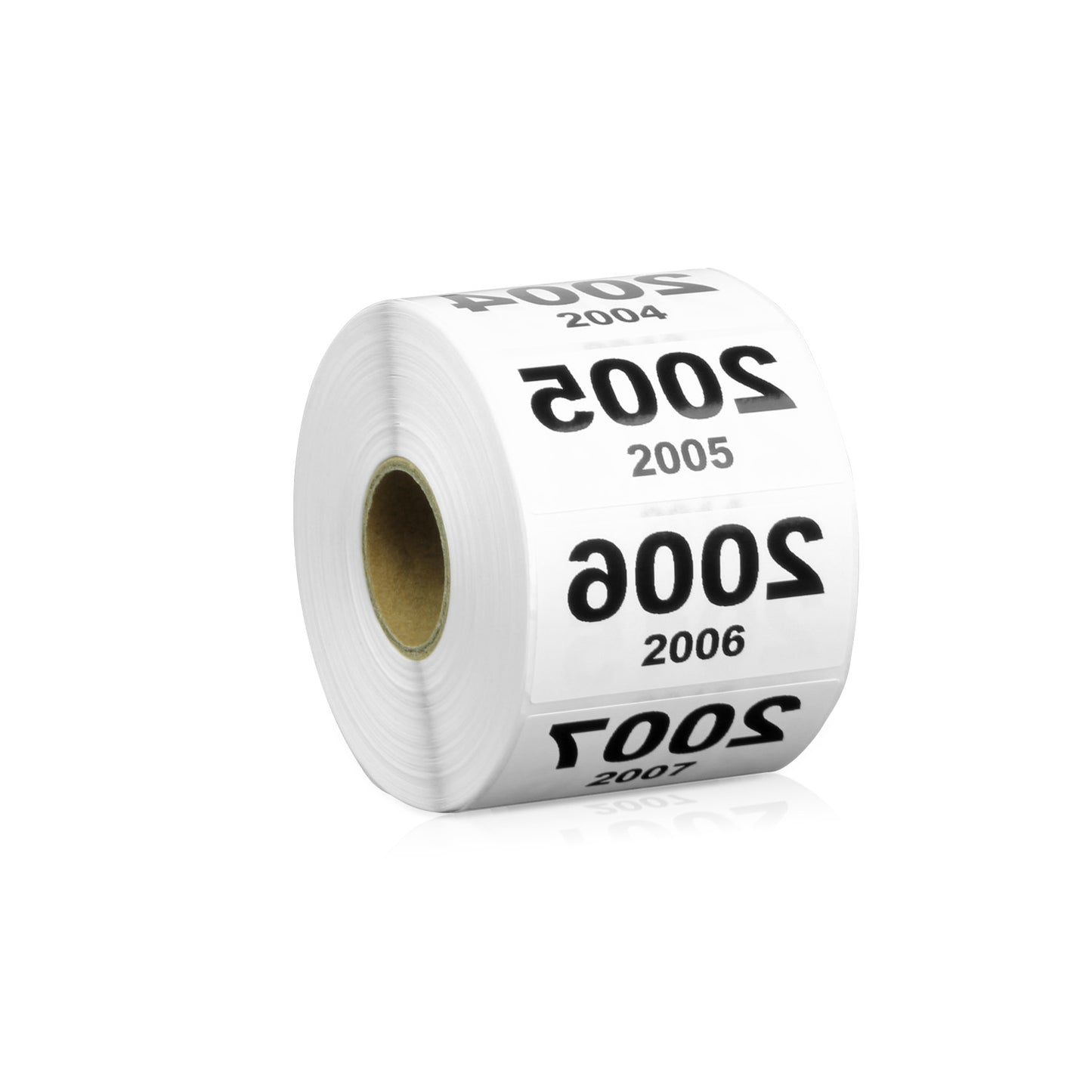 2 x 1in Sticker: Reverse Numbered 2001 to 3000 Label