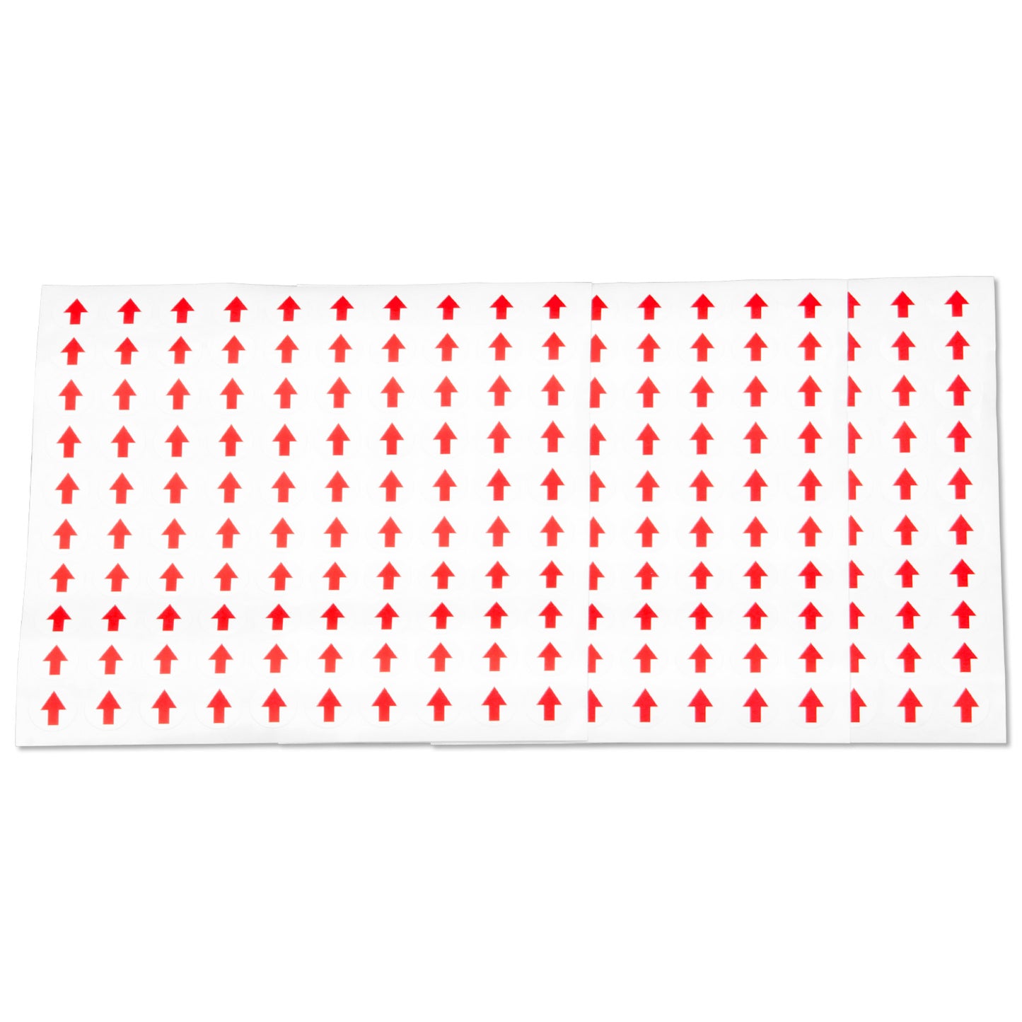 0.5in Sticker: Red Arrow Up Label Sheet (300 Stickers)