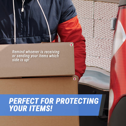 0.5in Sticker: Red Arrow Up Label Sheet (300 Stickers)