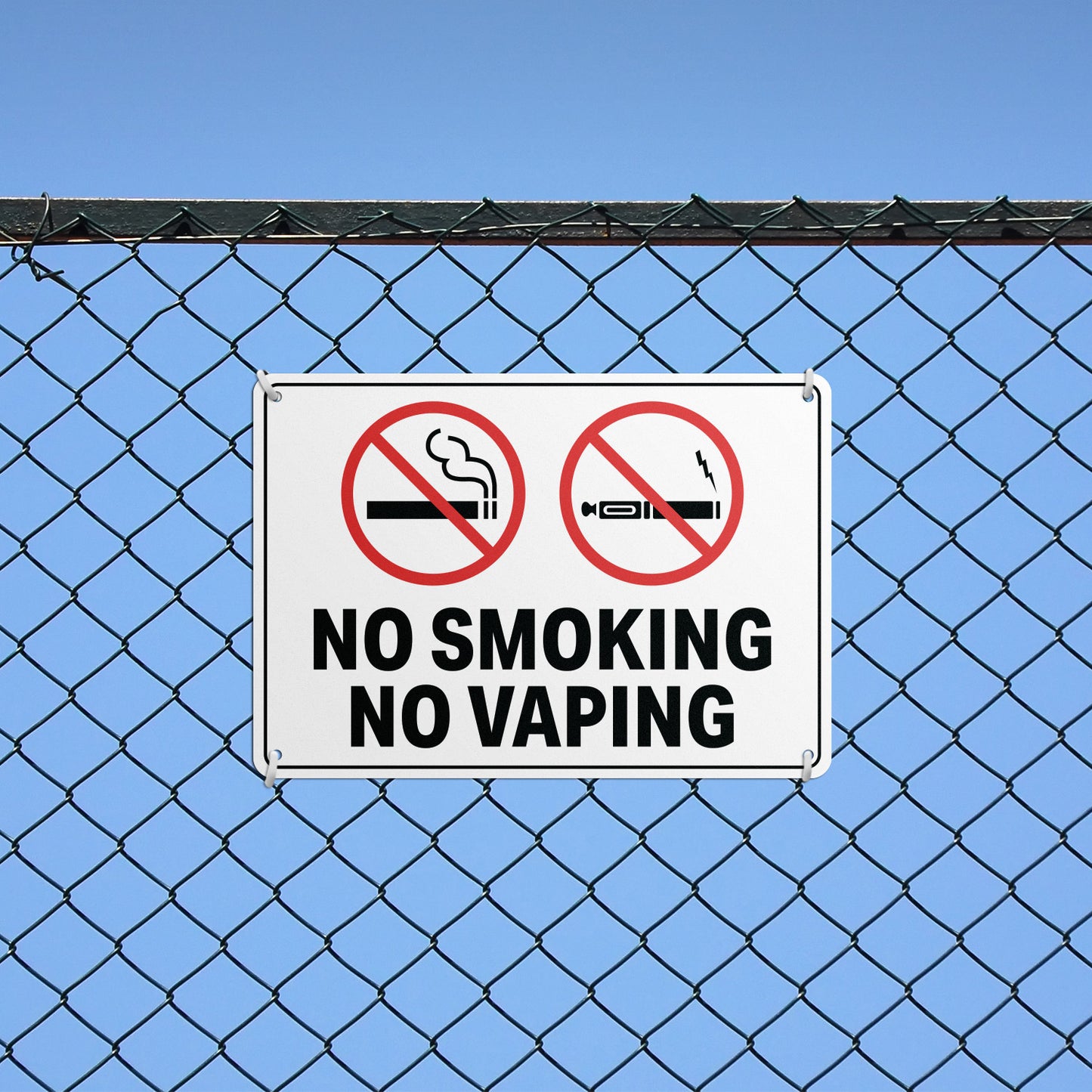 10 x 7in No Smoking, No Vaping Property Sign