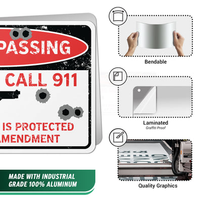 18 x 12in Yard Sign: Second Amendment Protection (No Tresspassing)