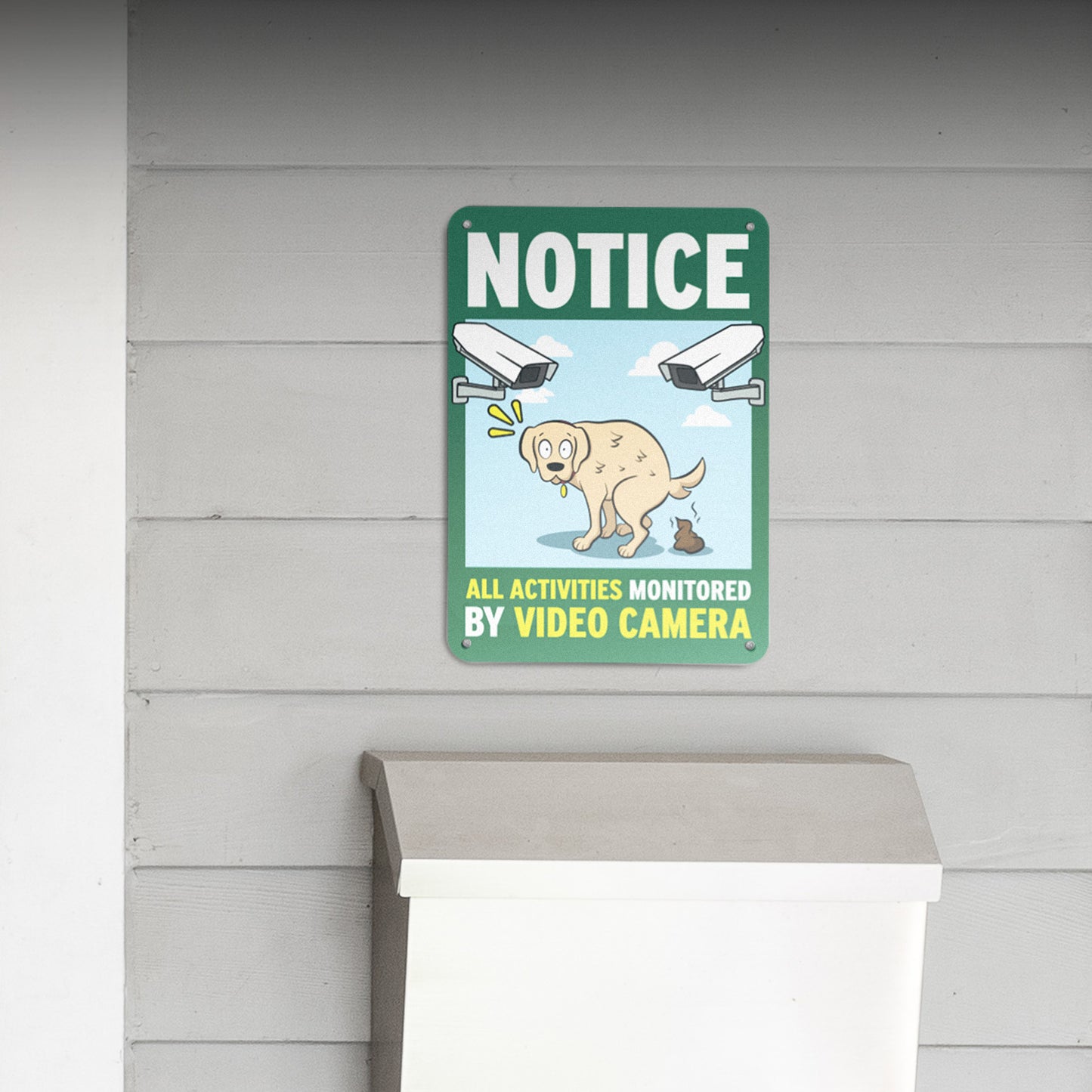 7 x 10in Notice Aluminum Sign: Video Camera Surveillance (All Activities)