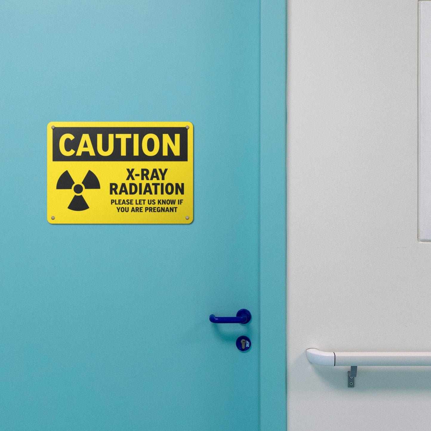 10 x 7in Safety Sign: Caution X-Ray Radiation