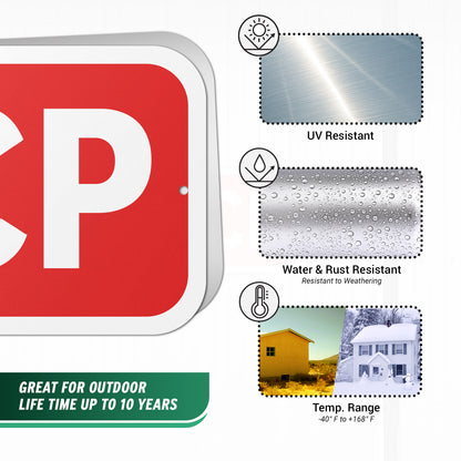 12 x 6in Fire Safety Sign: FACP Fire Alarm Control Panel