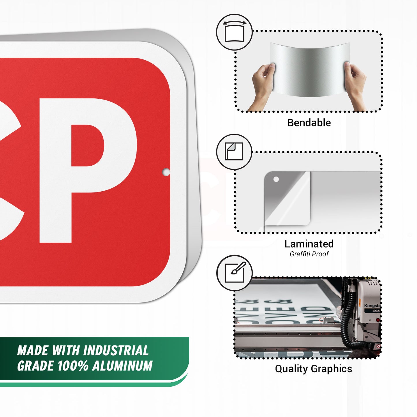 12 x 6in Fire Safety Sign: FACP Fire Alarm Control Panel