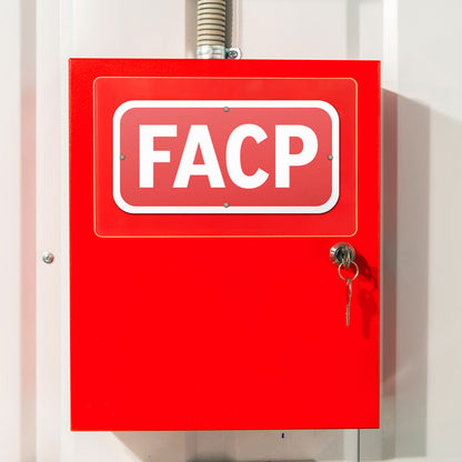 12 x 6in Fire Safety Sign: FACP Fire Alarm Control Panel