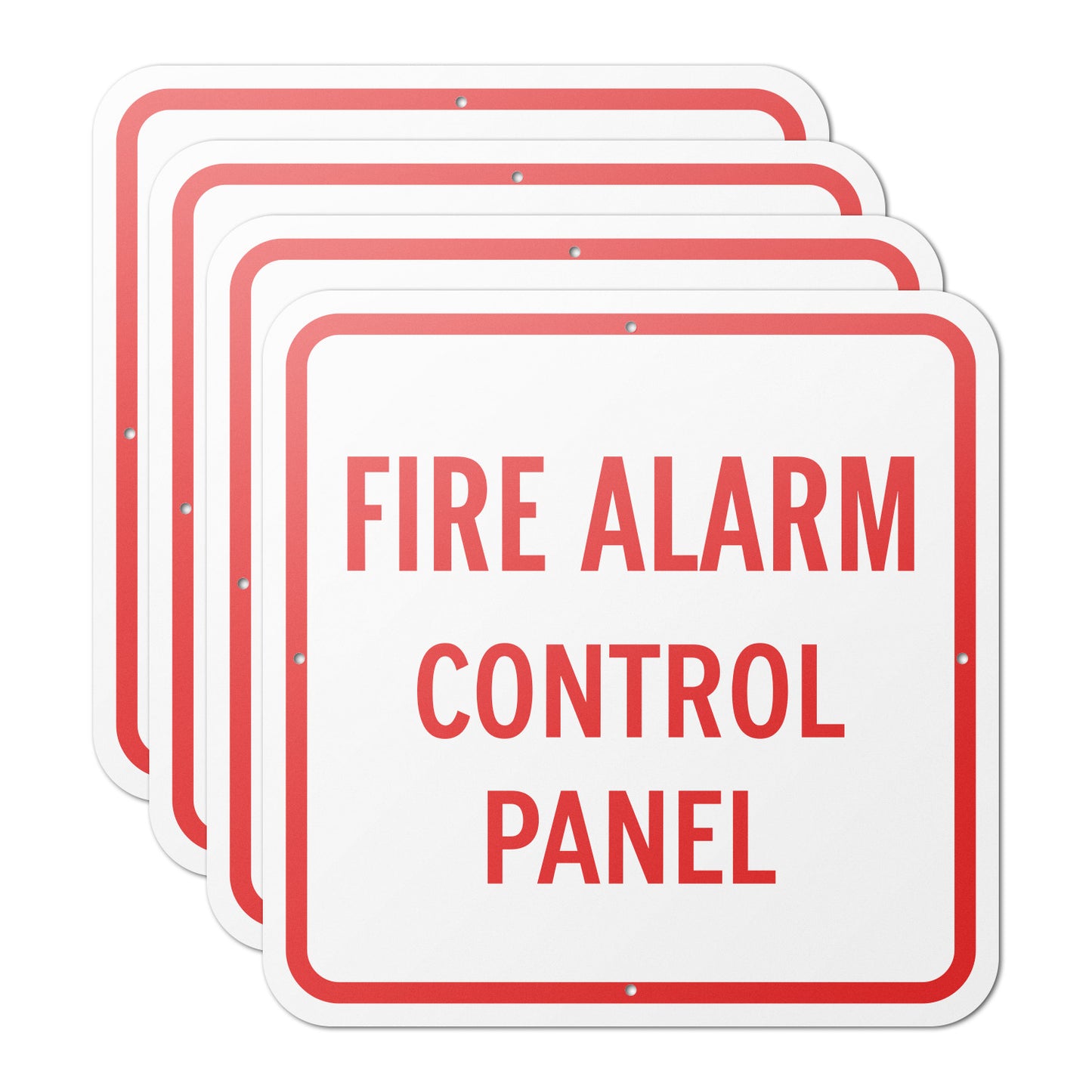 12 x 12in Fire Safety Sign: FACP Fire Alarm Control Panel