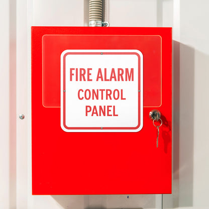 12 x 12in Fire Safety Sign: FACP Fire Alarm Control Panel