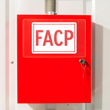 10 x 7in Fire Safety Sign: FACP Panel Marker