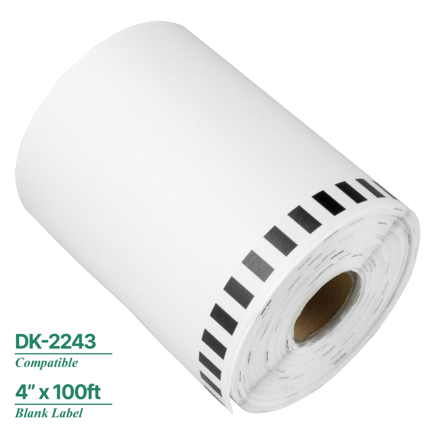 4in x 100ft Continuous Labels Roll: Brother Compatible DK-2243