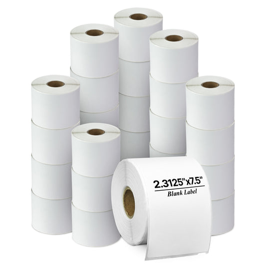 2.3125 x 7.5in Internet Postage Label: DYMO 99019 Compatible (27 Rolls, 150 Label/Roll)