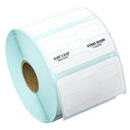 0.44 x 2.13in Jewelry Labels: Dymo Compatible 30299 Barbell Thermal Film