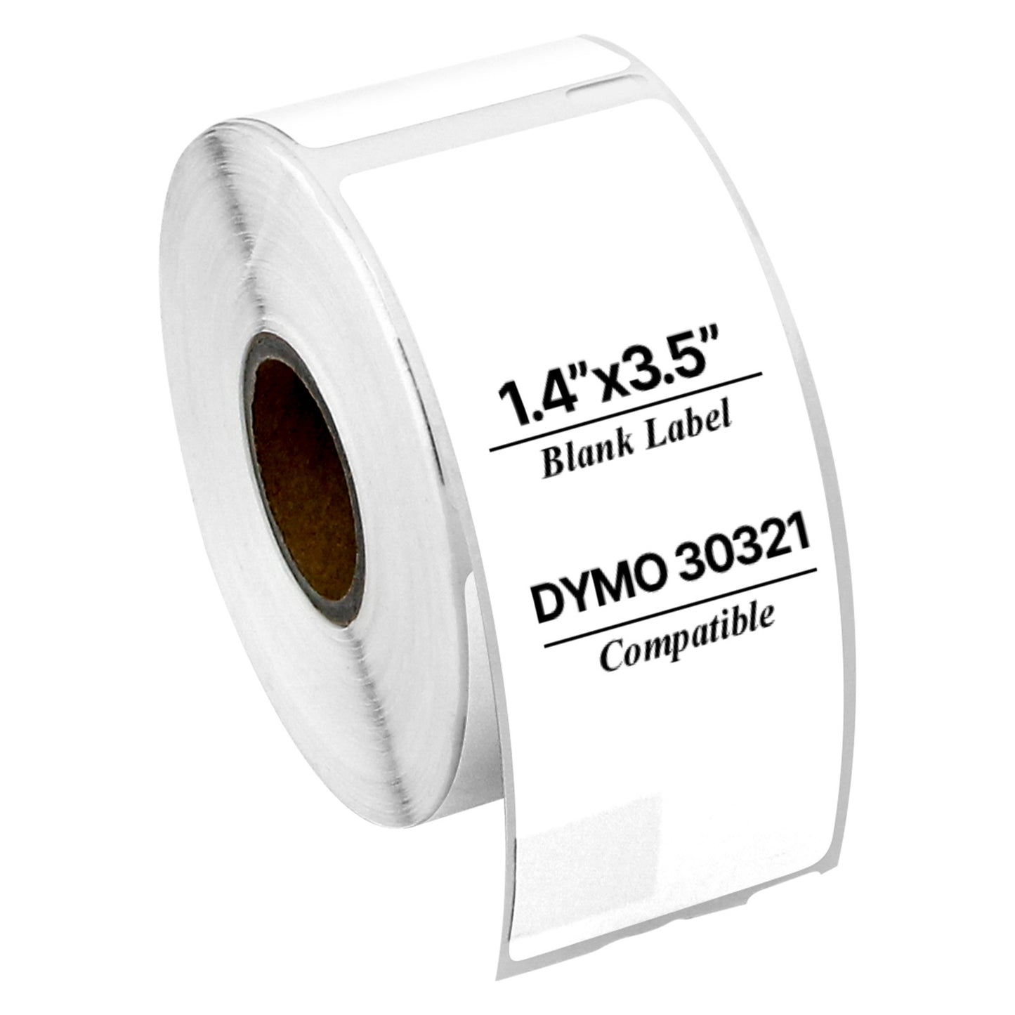 1.4 x 3.5in Address Labels: Dymo Compatible 30321 Bright White