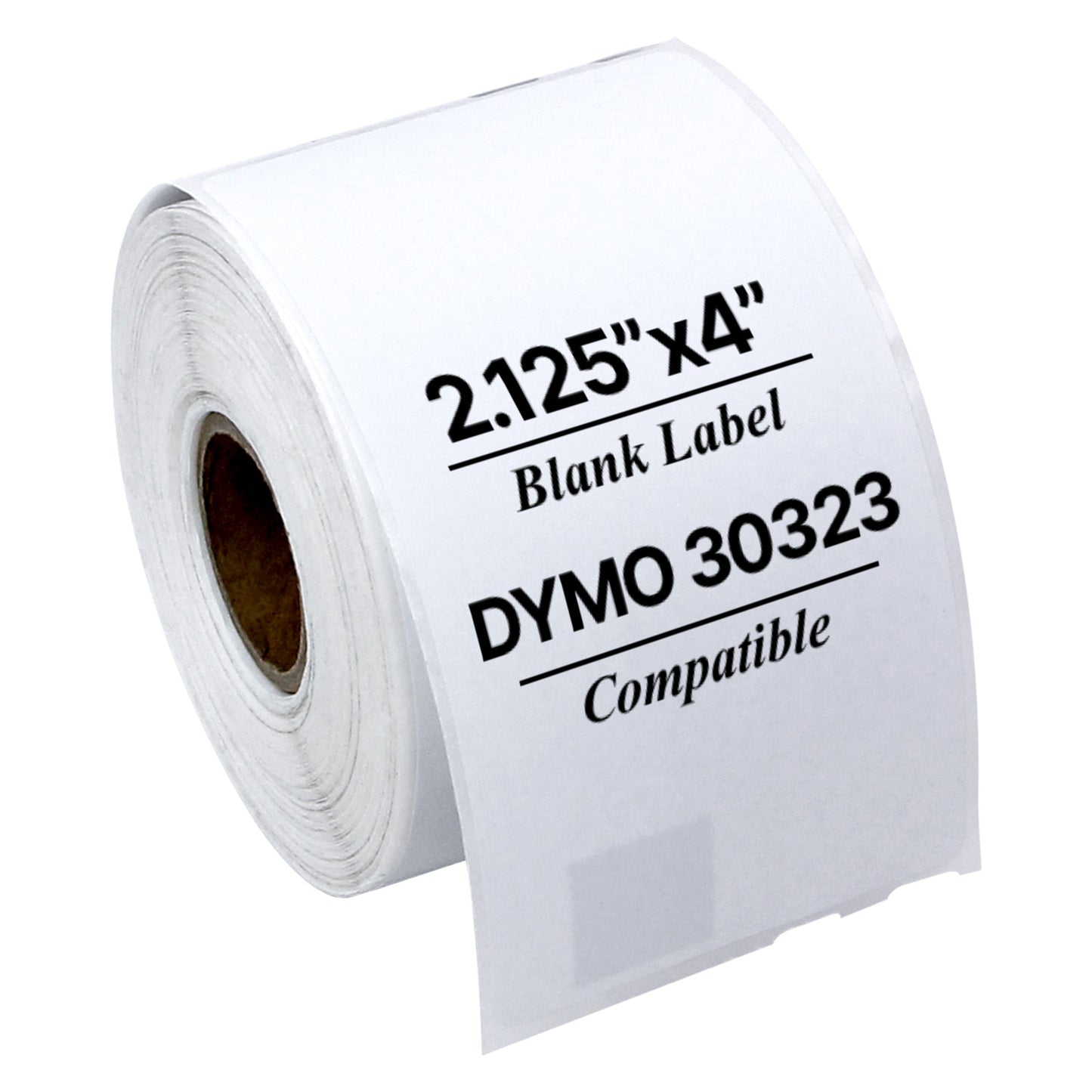 2.13 x 4in Shipping Labels: Dymo Compatible 30323 Bright White