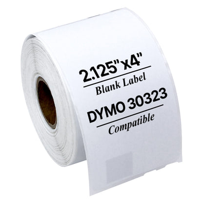 2.13 x 4in Shipping Labels: Dymo Compatible 30323 Bright White