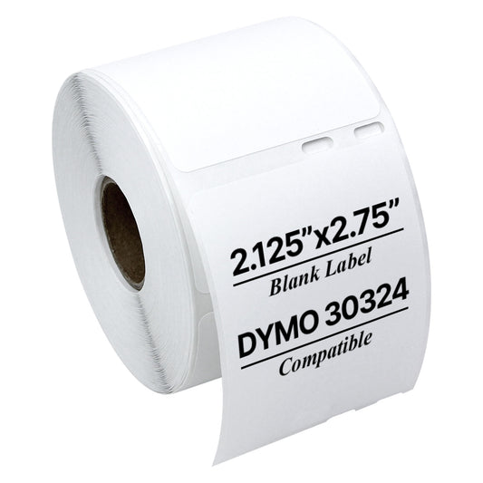 2.13 x 2.75in Veterinary Diskette Labels: Dymo Compatible 30324 / 30258 Bright White