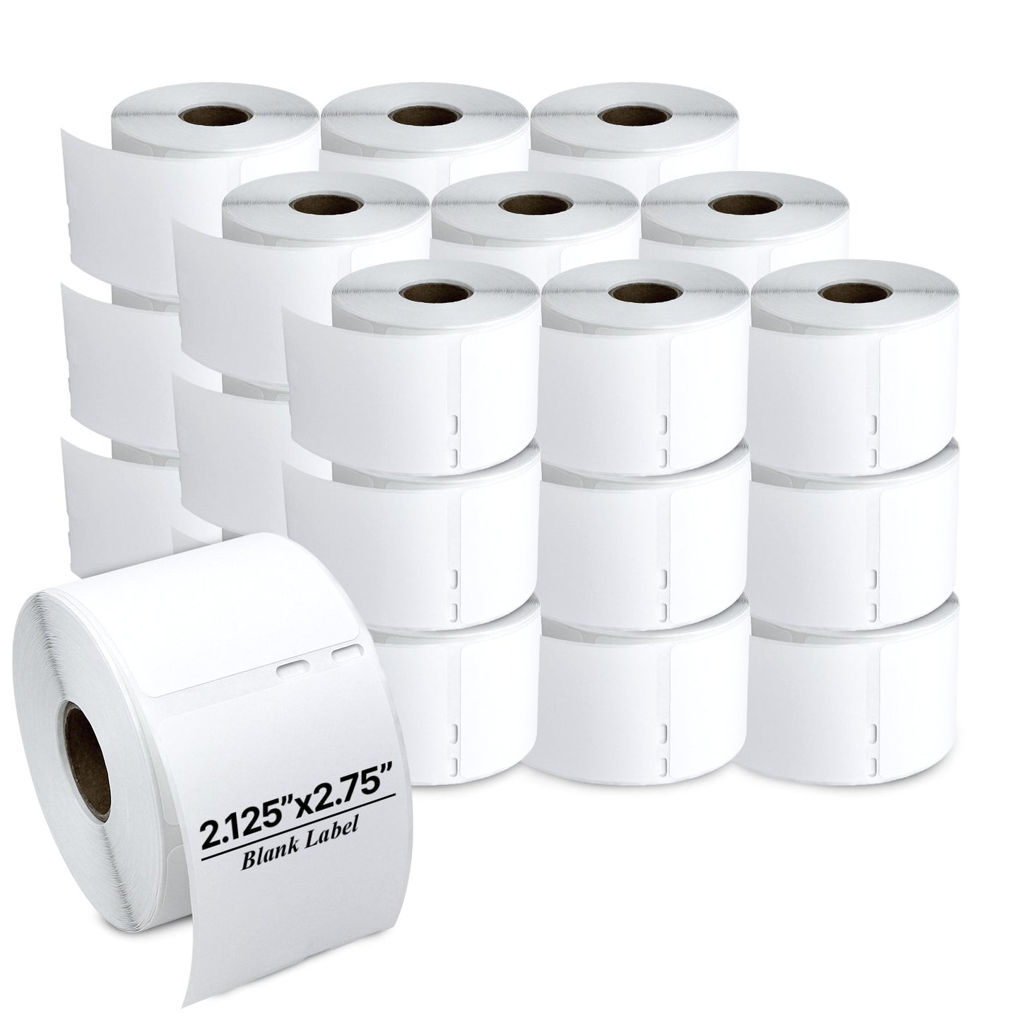 2.125 x 2.75in Veterinary Media Label: DYMO 30324 Compatible (27 Rolls)