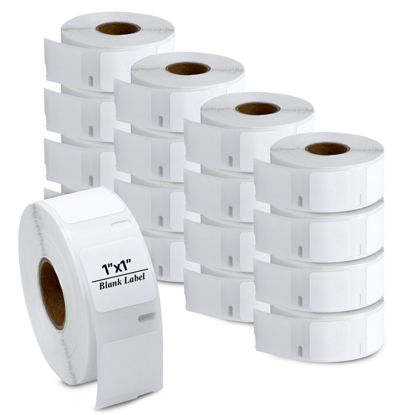 1 x 1in Multipurpose Labels: DYMO 30332 Printer Compatible (16 Rolls)