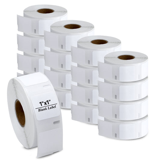 1 x 1in Multipurpose Labels: DYMO 30332 Printer Compatible (16 Rolls)