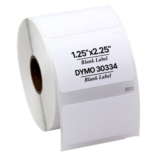 2.25 x 1.25in Multipurpose Labels: Dymo Compatible 30334 Bright White