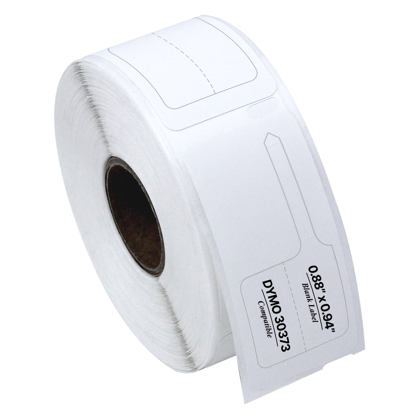 0.88 x 0.94in Book Spine Labels: Dymo Compatible 30373 Bright White