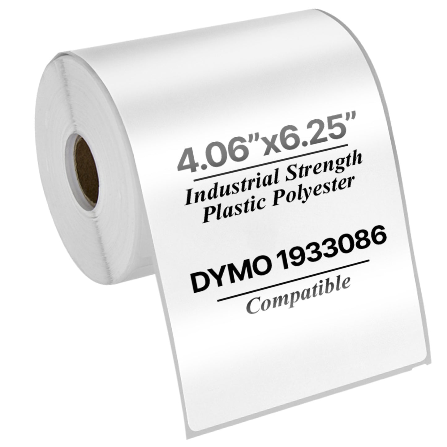 4.06 x 6.25in Shipping Labels: Dymo Compatible 1933086 Plastic Poly
