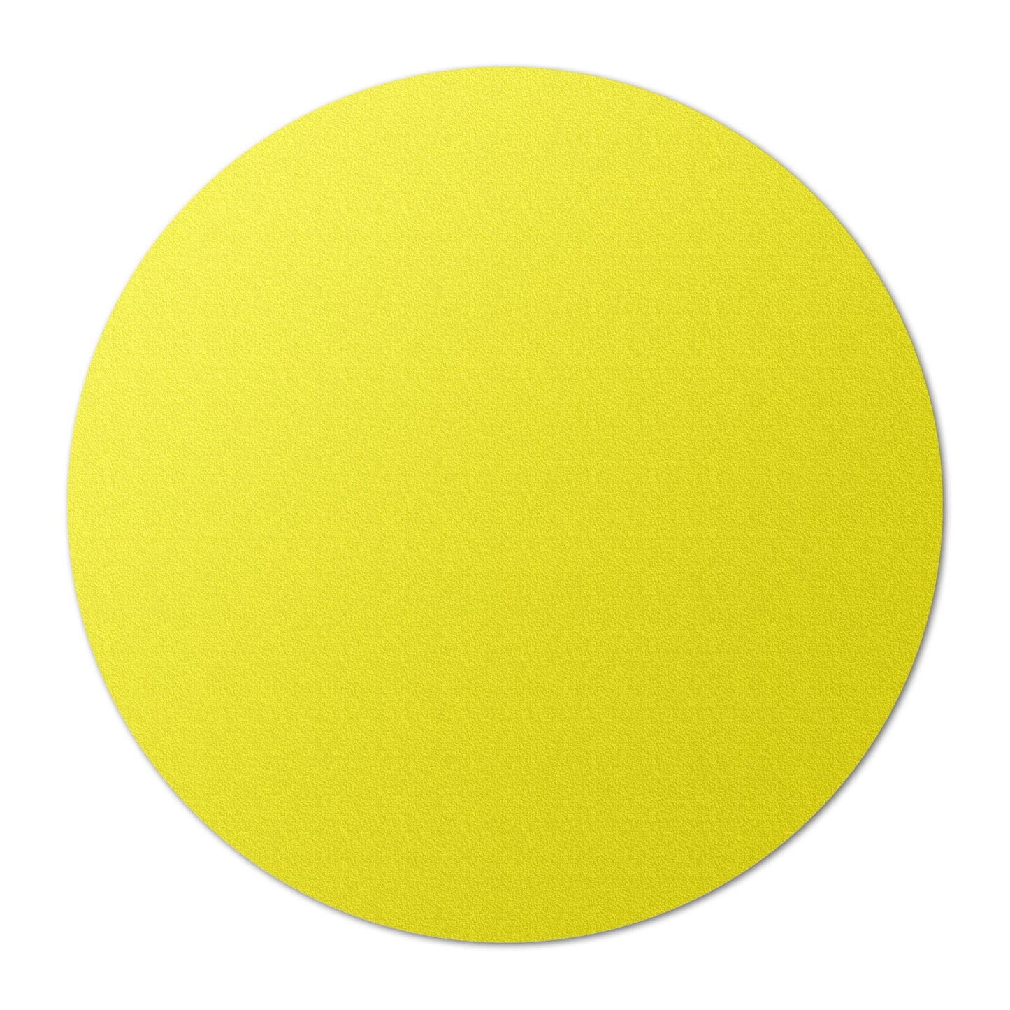 3.5 x 3.5in Floor Sticker: Yellow Dot Non-Slip Label (2-Pack)