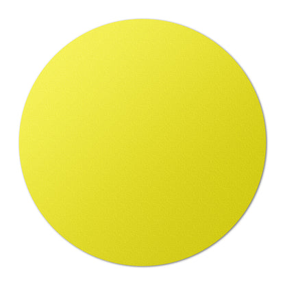 3.5 x 3.5in Floor Sticker: Yellow Dot Non-Slip Label (2-Pack)