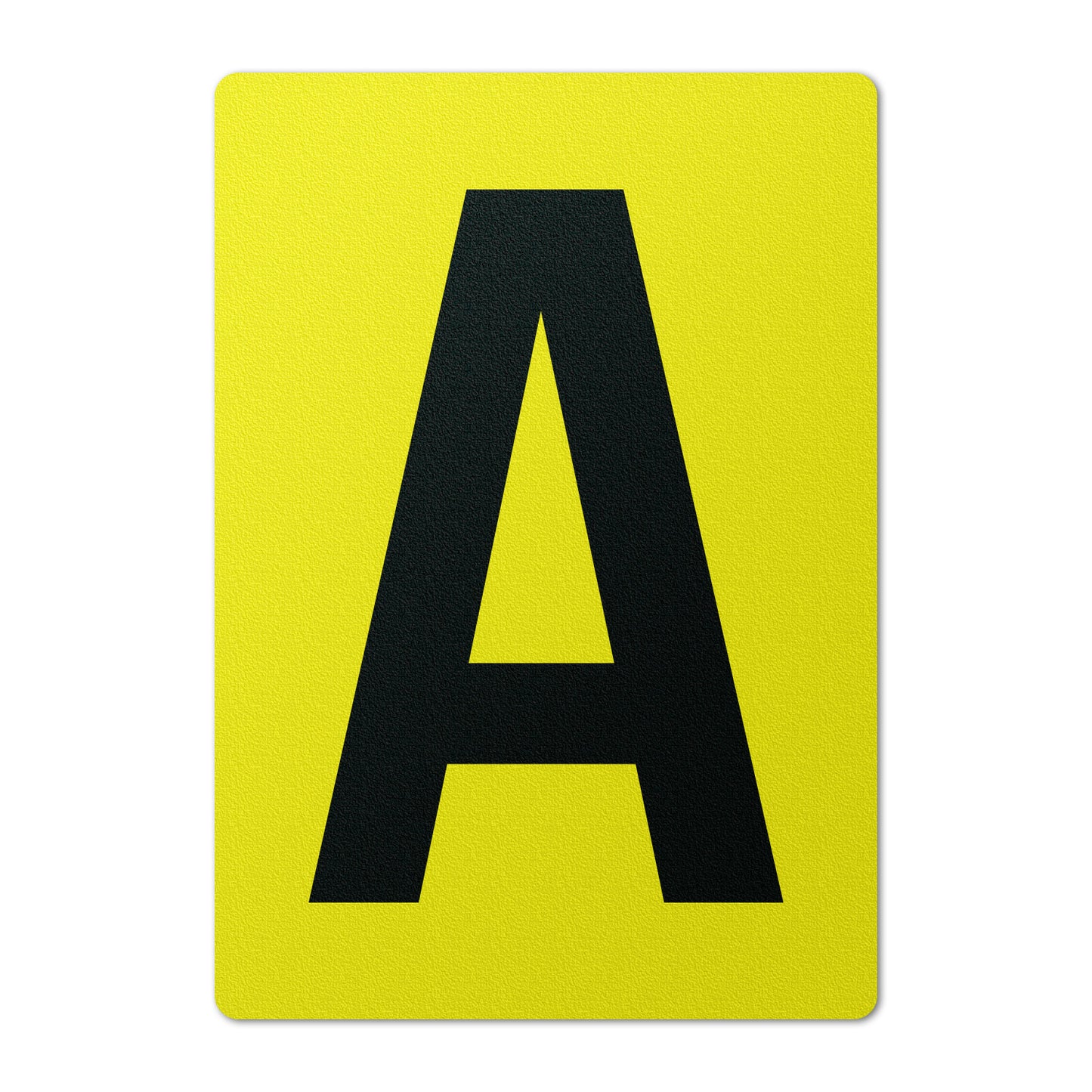 7 x 10in Floor Sticker: Alphabet Letter A Vinyl Decal