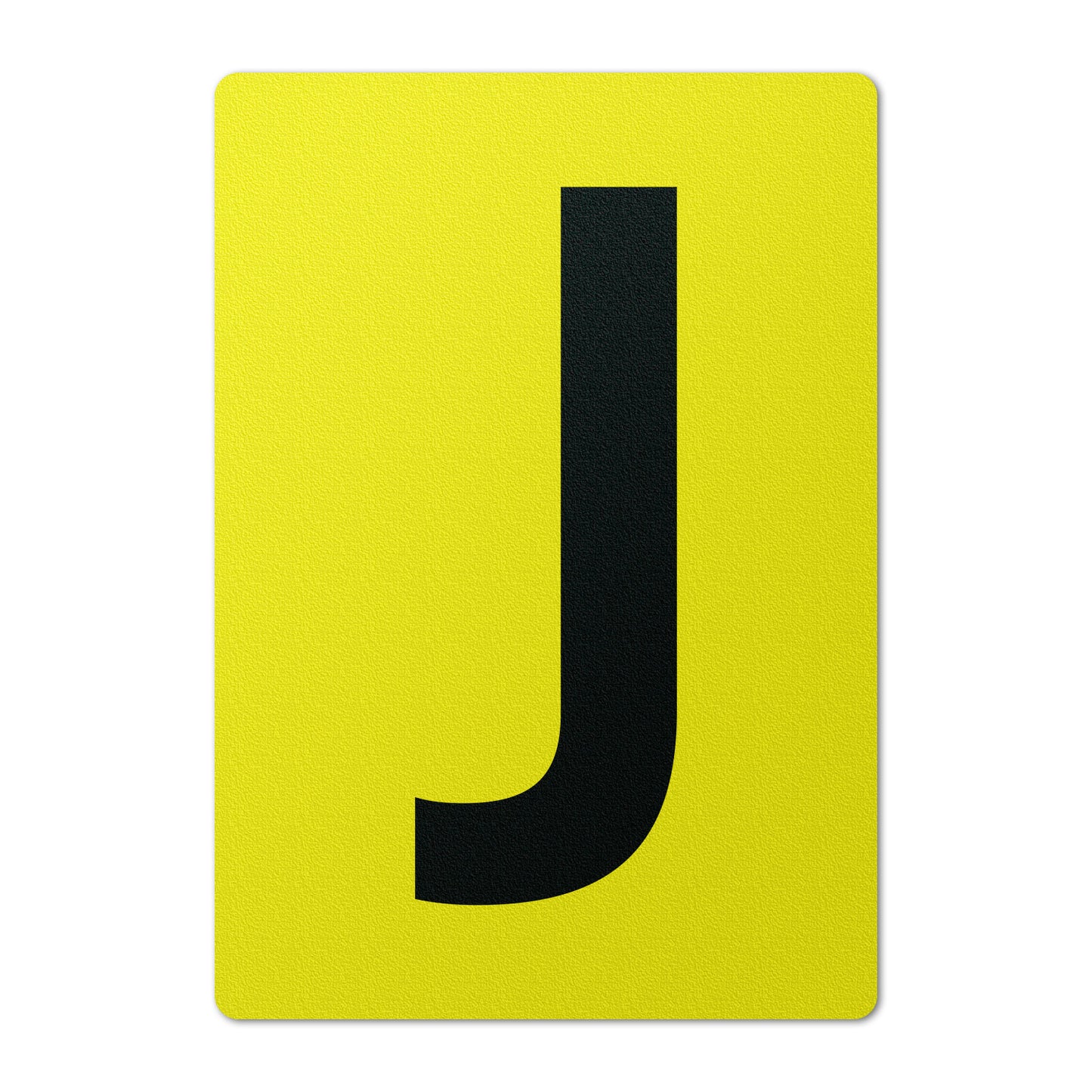 7 x 10in Floor Sticker: Alphabet Letter J Vinyl Decal