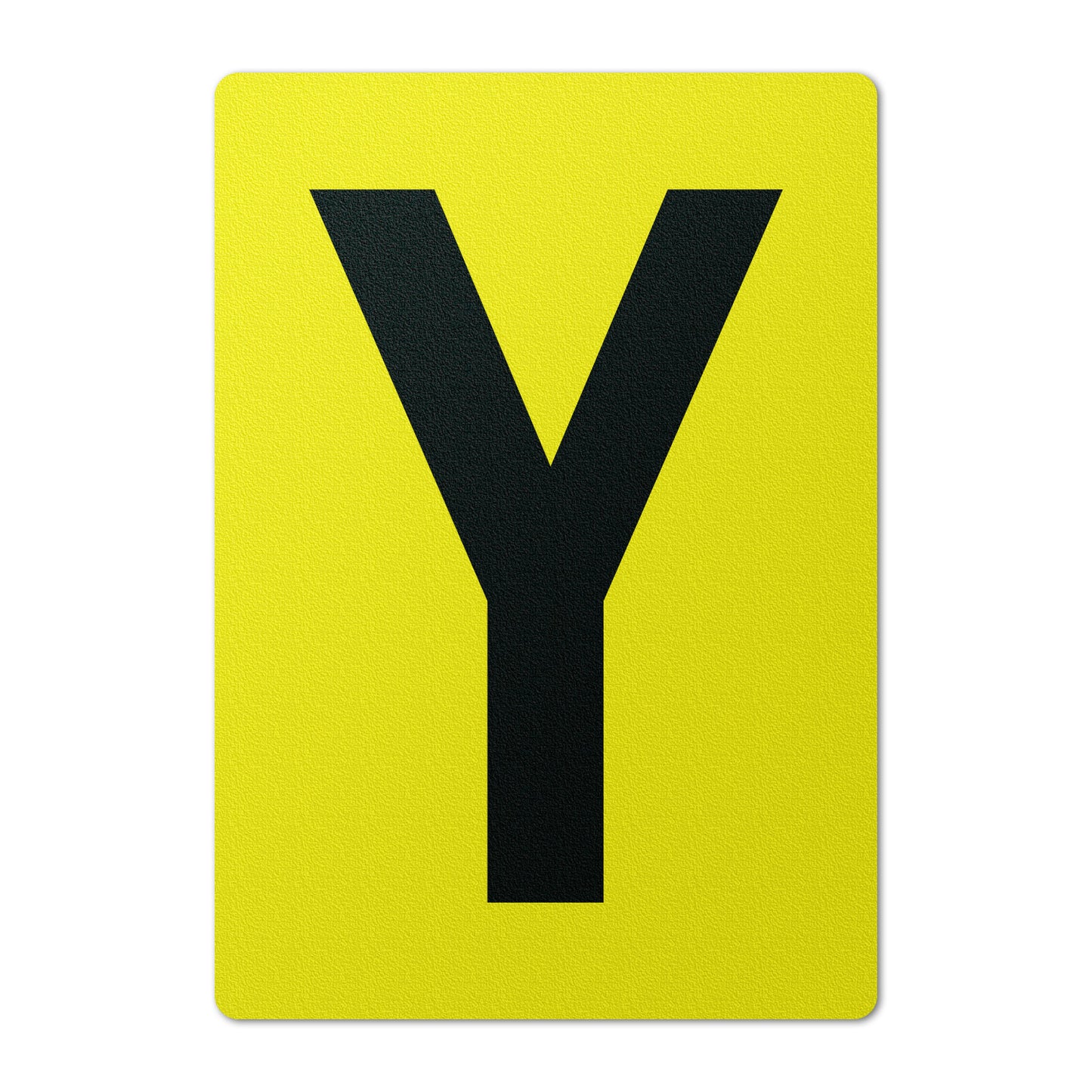 7 x 10in Floor Sticker: Alphabet Letter Y Vinyl Decal