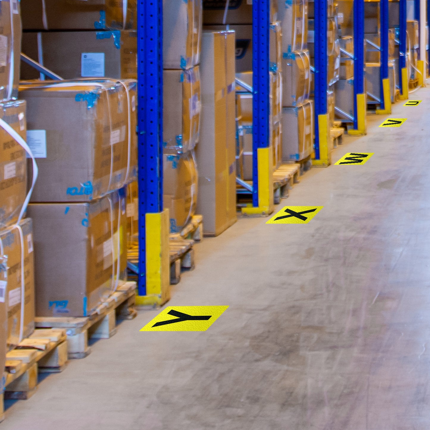 7 x 10in Floor Sticker: Alphabet Letter Y Vinyl Decal