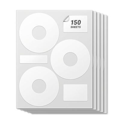 CD/DVD Labels: Neato CLP-192301 Compatible Laser & Inkjet Printers