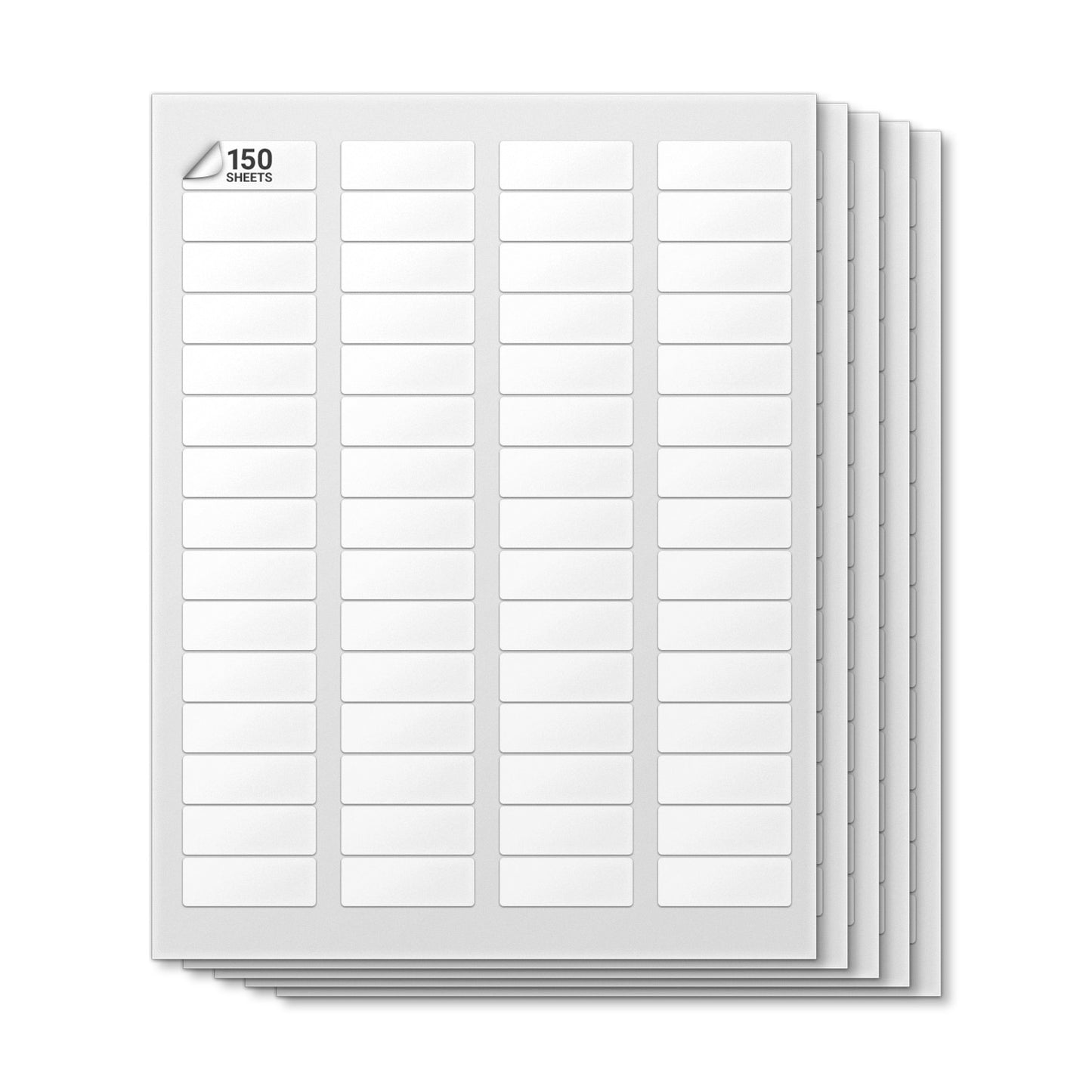 1.75 x 0.66in Blank Labels: Laser & Inkjet Printable White Stickers (9000 Total)