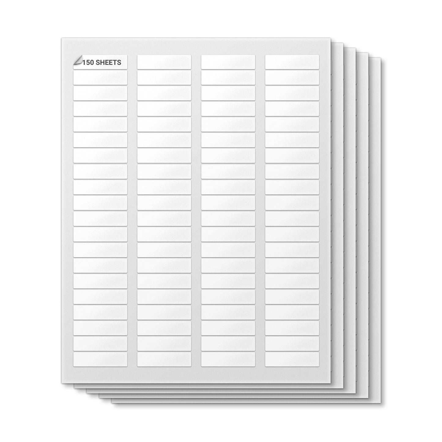 1.75 x 0.5in Blank Labels: Laser & Inkjet Printable White Stickers (12000 Total)