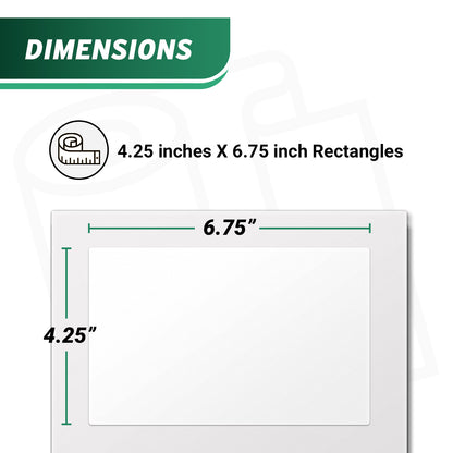 4.25 x 6.75in Shipping Labels for Inkjet & Laser Printers (STAMPS.COM SDC-1200 Compatible)