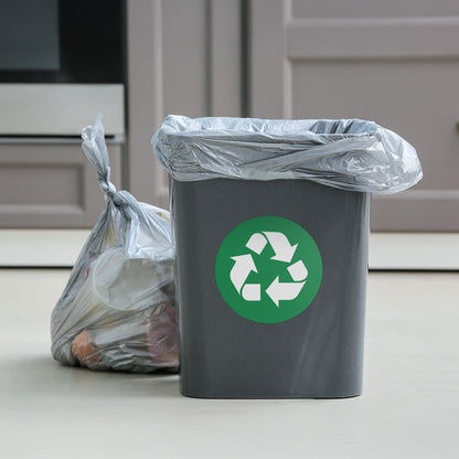 5 inch Bin Label: Compost Universal Symbol Sticker
