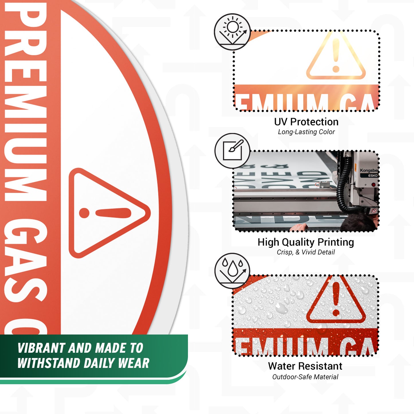 2.17 x 0.82in Fuel Cap Sticker: Premium Gas Only Decal