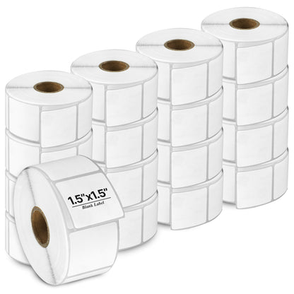 1.5 x 1.5in Direct Thermal Labels: Zebra Printer Compatible (14400 Total)