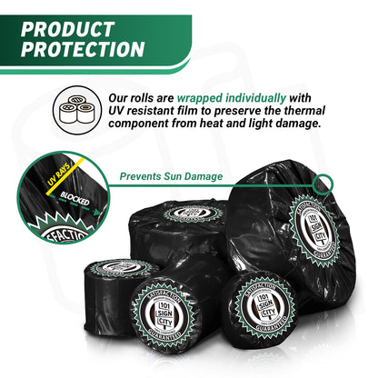 3 x 1in Blank Label: Direct Thermal Permanent Adhesive (1 inch Core)