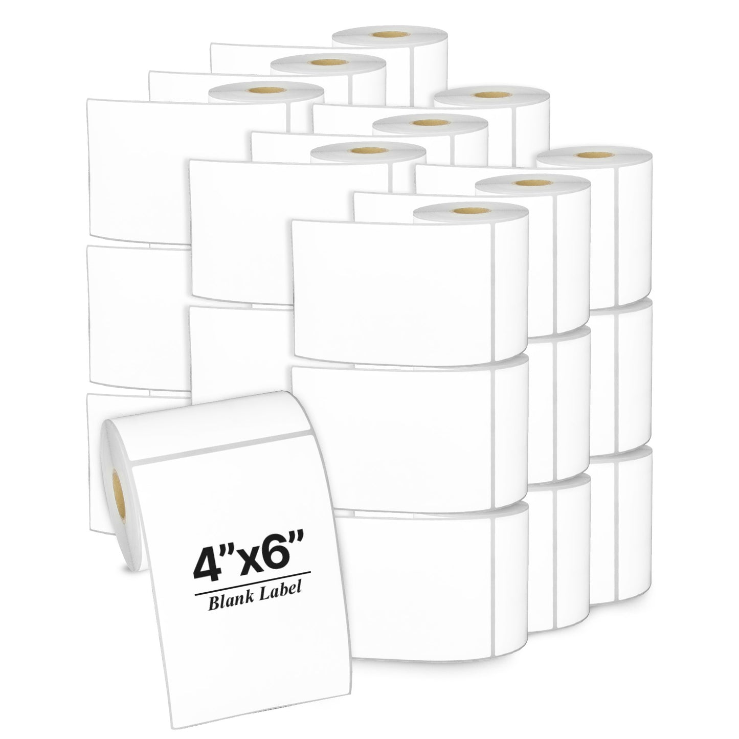4 x 6in Blank Zebra Printer Labels: Direct Thermal 1,890 Total