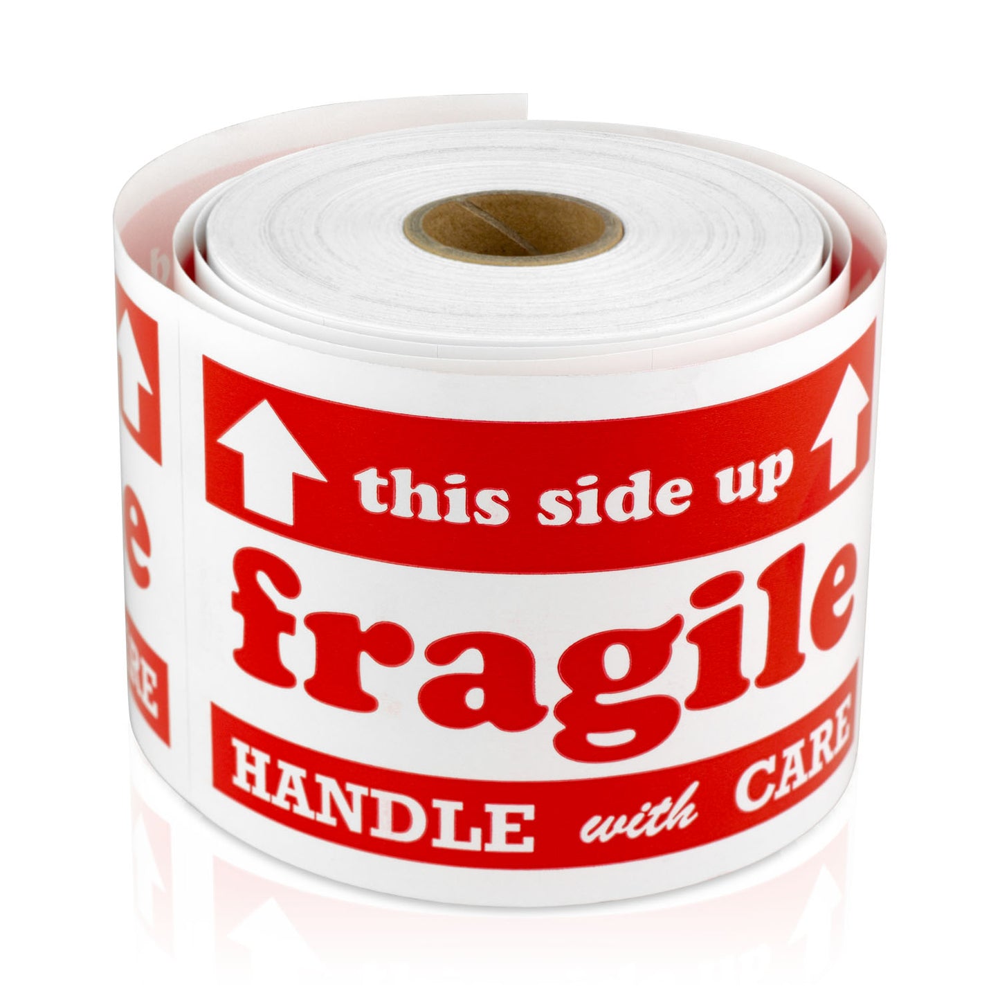 5 x 3in Stickers: Fragile, This Side Up Arrows, Handle with Care Shipping Labels