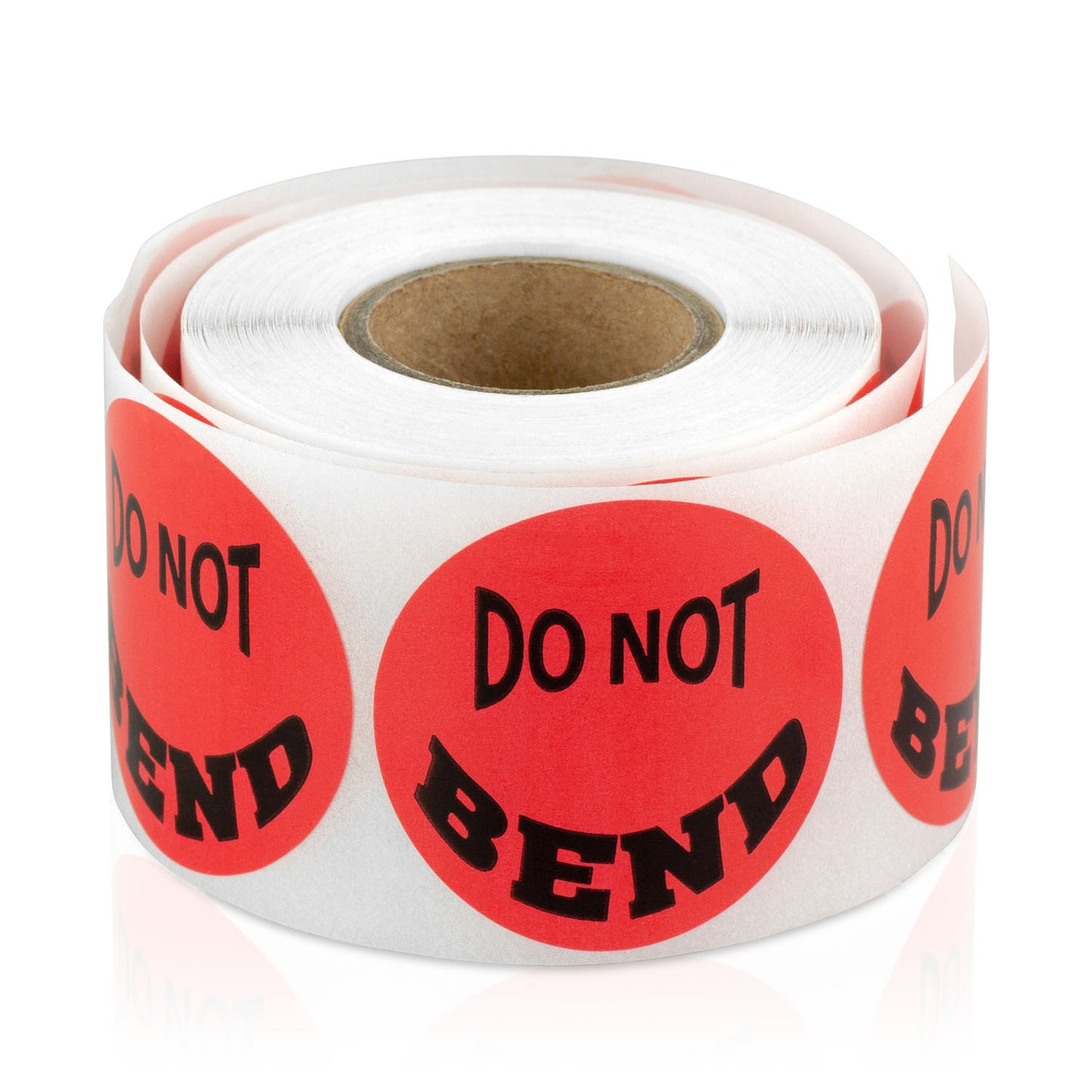 1.5in Stickers: Do Not Bend Shipping Labels