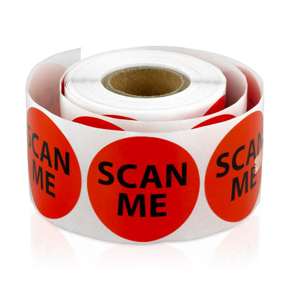1.5in Stickers: Please Scan Me Shipping Labels