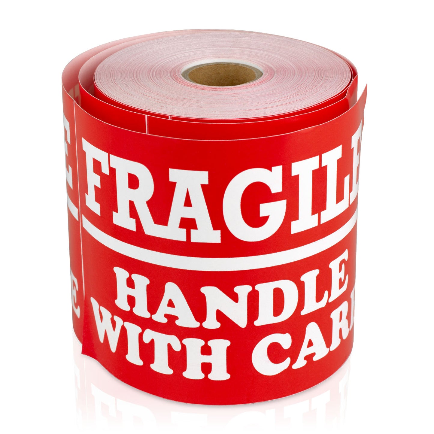 6 x 4in Stickers: Fragile Handle with Care Shipping Labels