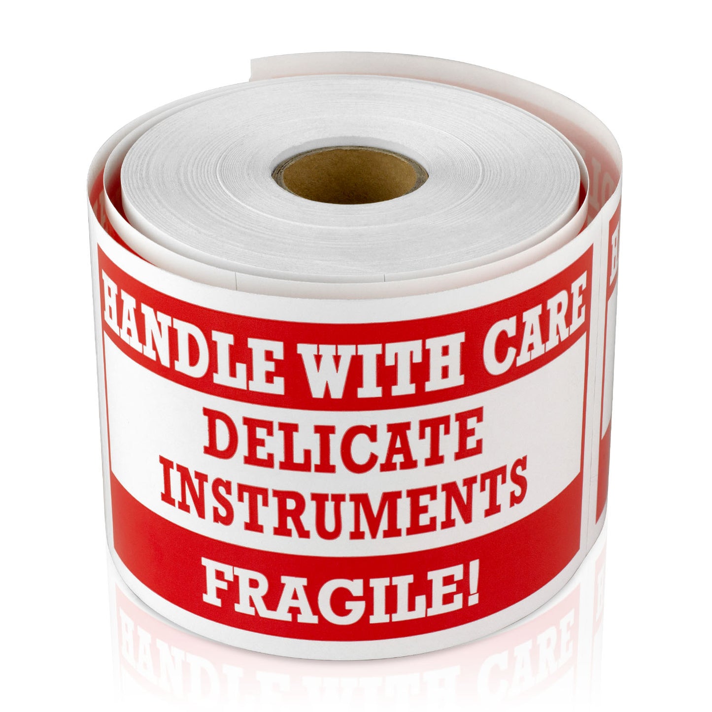 5 x 3in Stickers: Handle With Care Fragile Delicate Instruments Labels