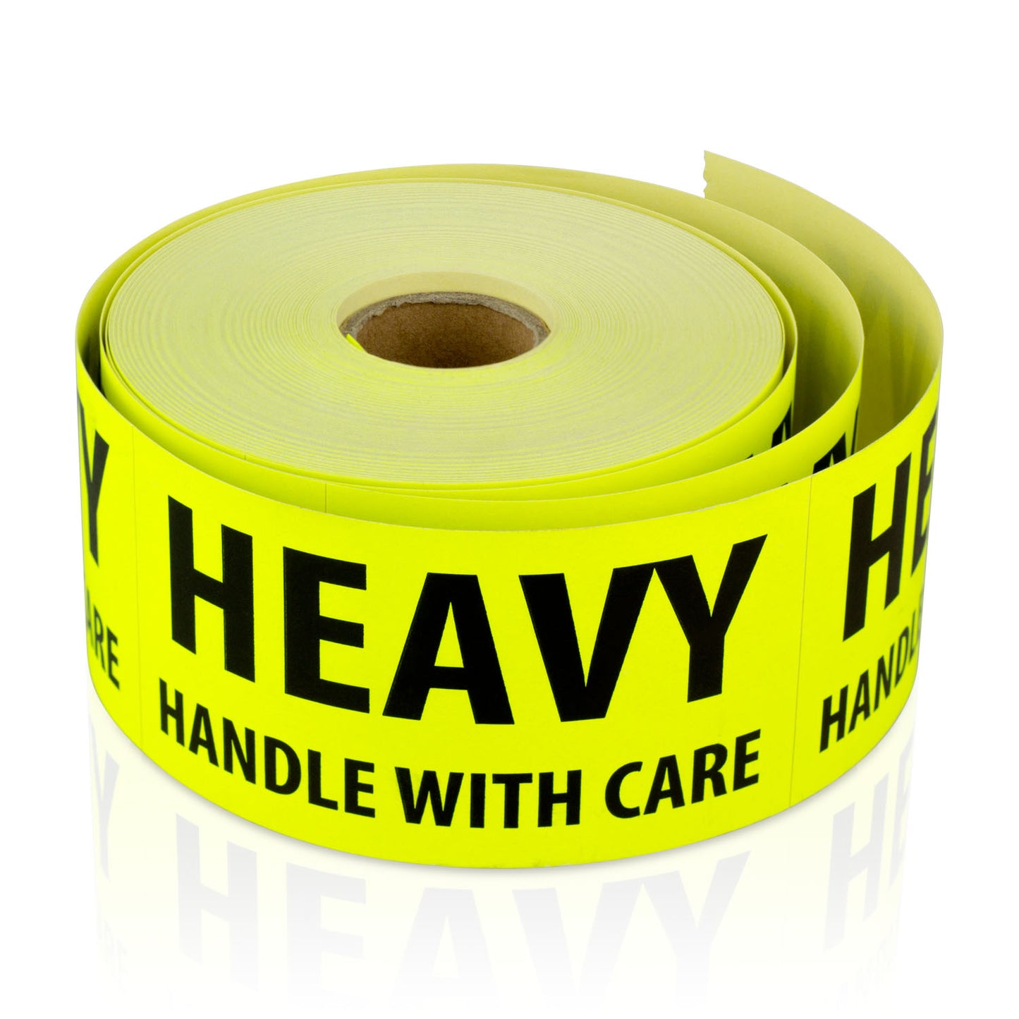 4 x 2in Stickers: Heavy Handle With Care Label Roll