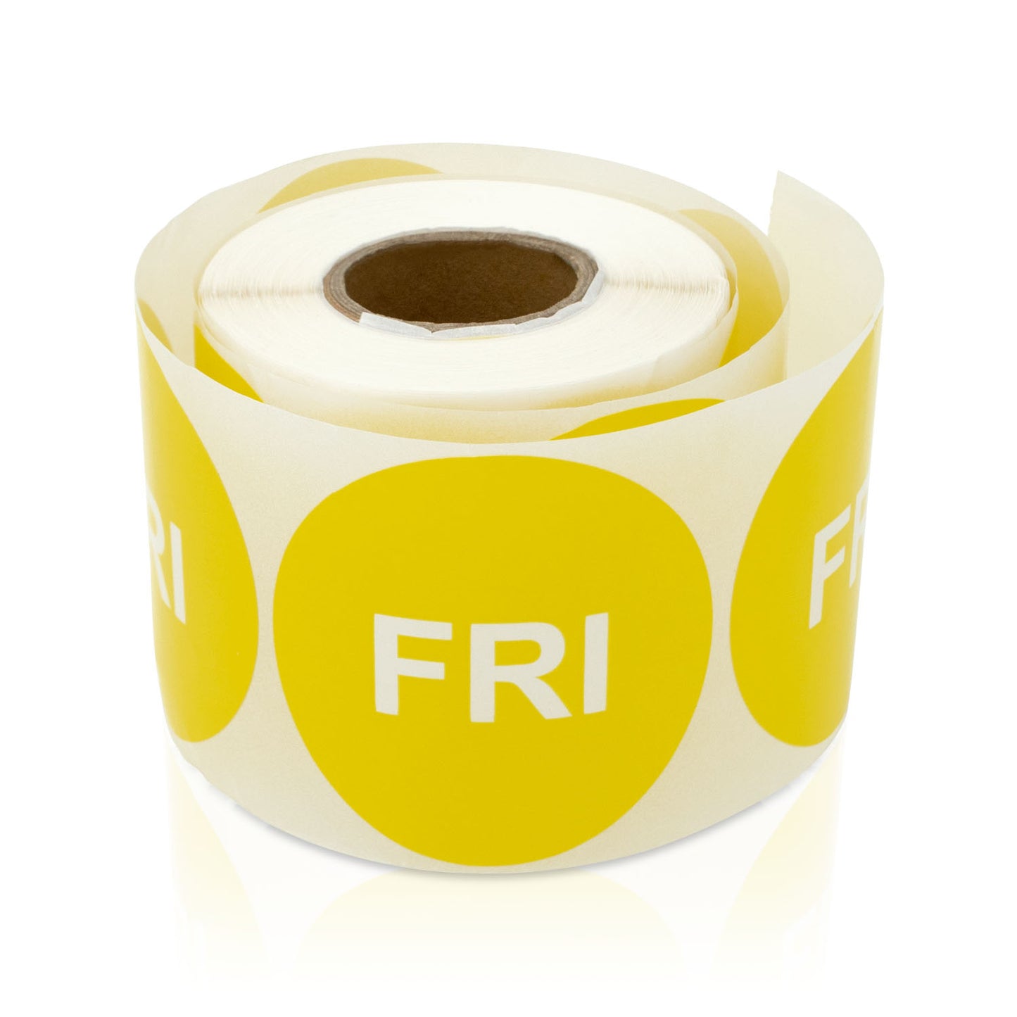 2in Friday Days of the Week Label Yellow (Roll)