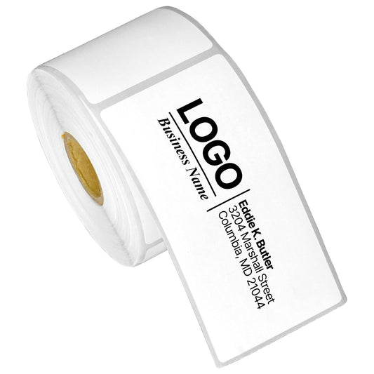 2 x 4in Blank Label: Direct Thermal (1 inch Core)