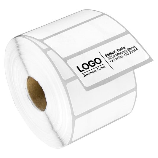2.25 x 1in Blank Label: Direct Thermal (1 inch Core)